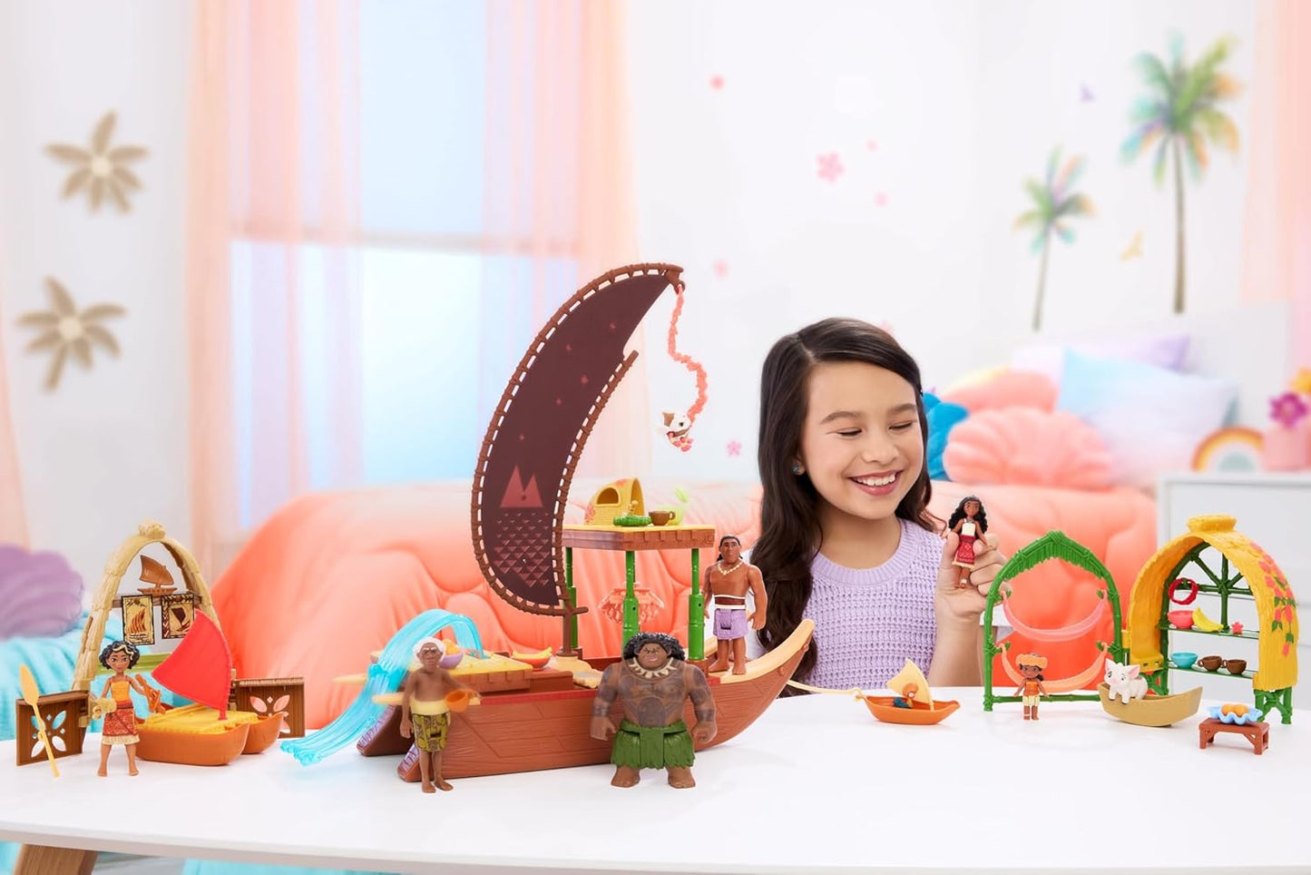 Mattel Disney Moana Small Doll Playset (5-Pack)