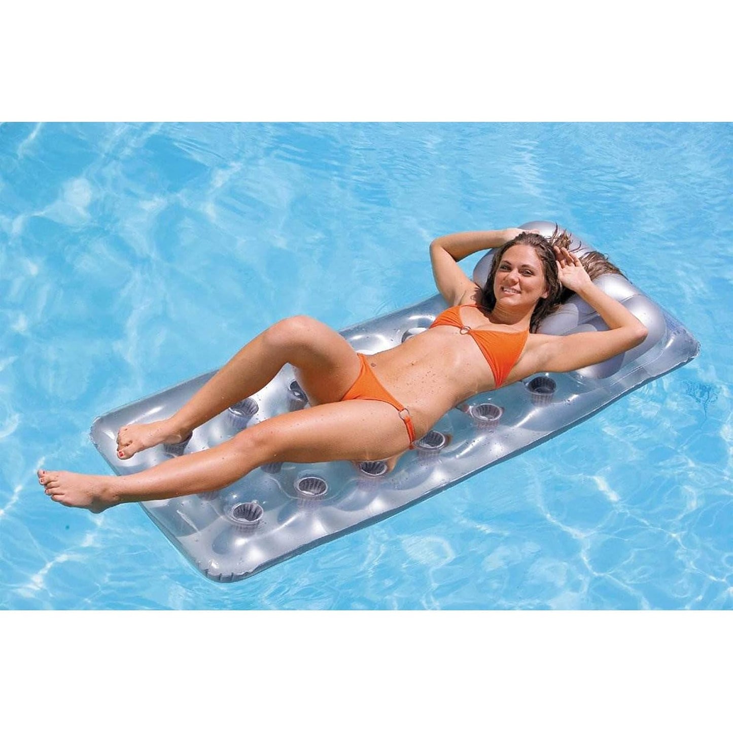 Intex Pocket Inflatable Suntanner Lounge Mat