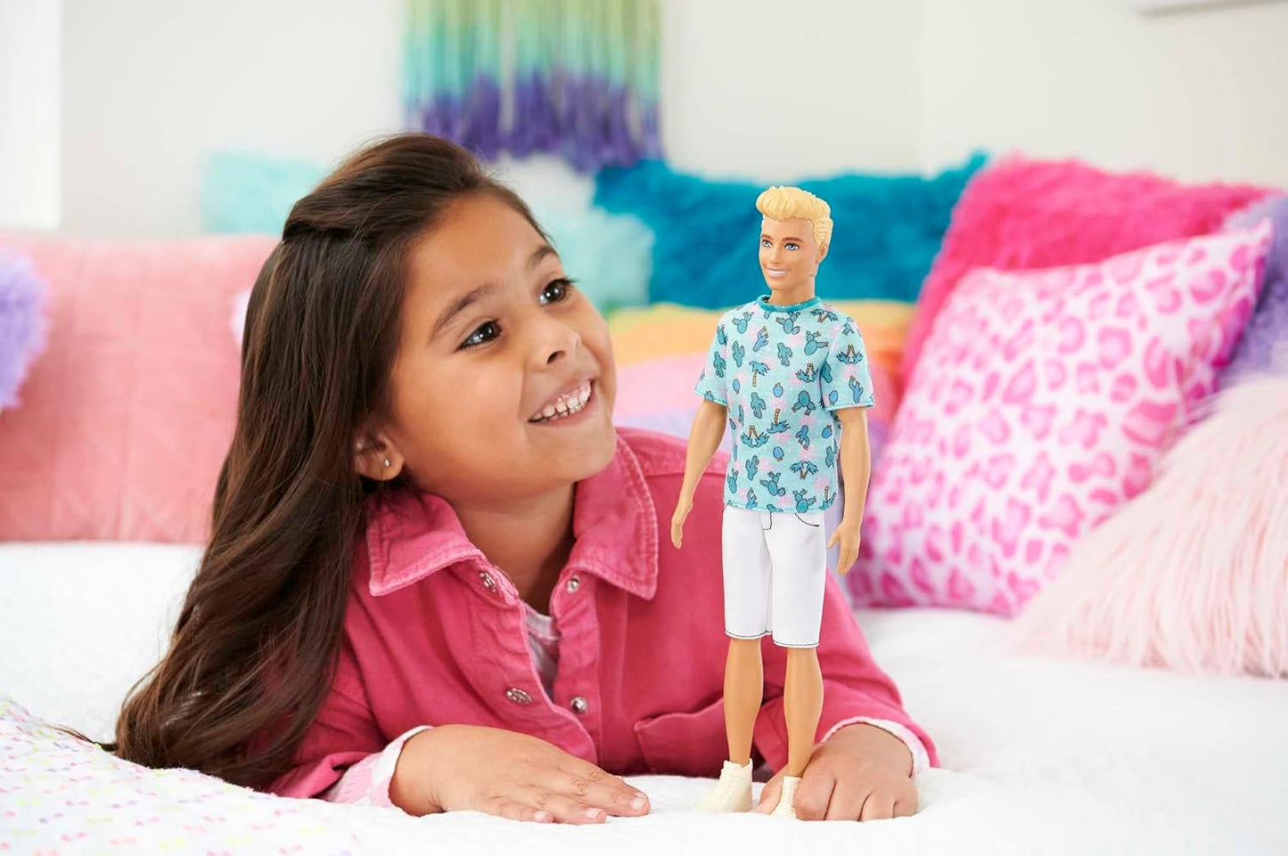 Barbie Fashionistas Ken Doll Blue T-Shirt