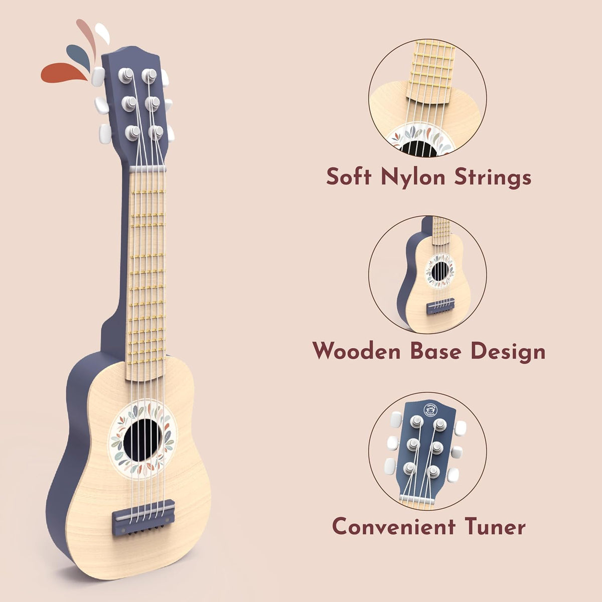 Speedy Monkey Wooden Guitar