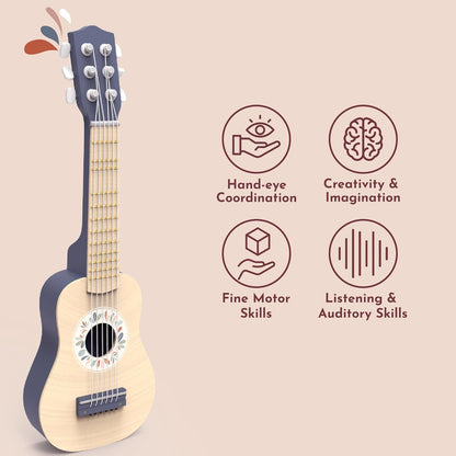 Speedy Monkey Wooden Guitar