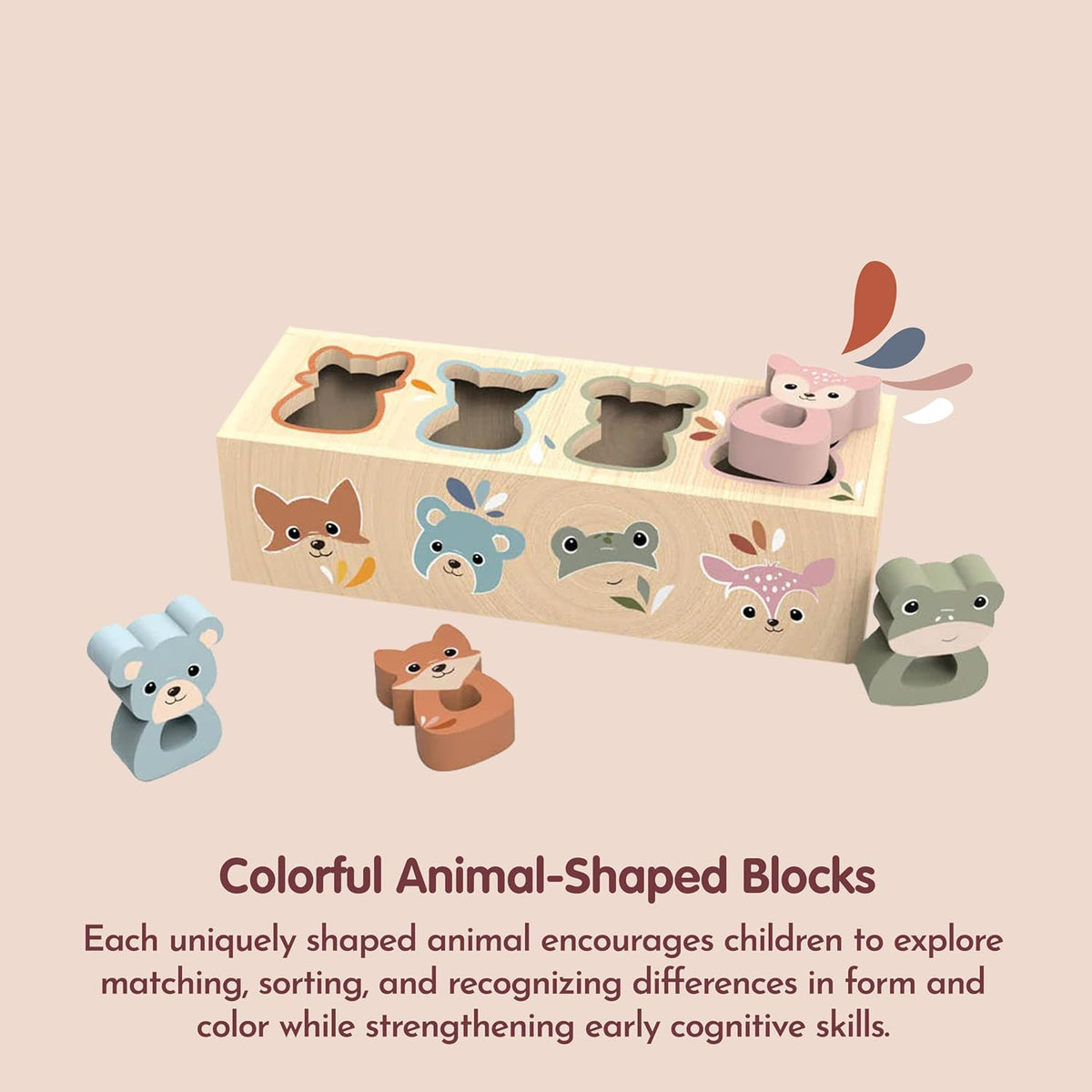Speedy Monkey Wooden Animal Shape Box