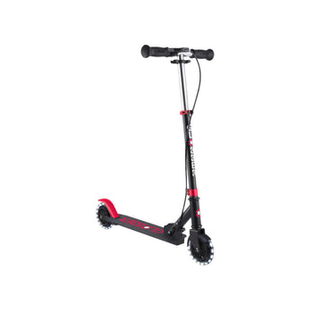 Globber Flow Element Lights Scooter - Black/Red