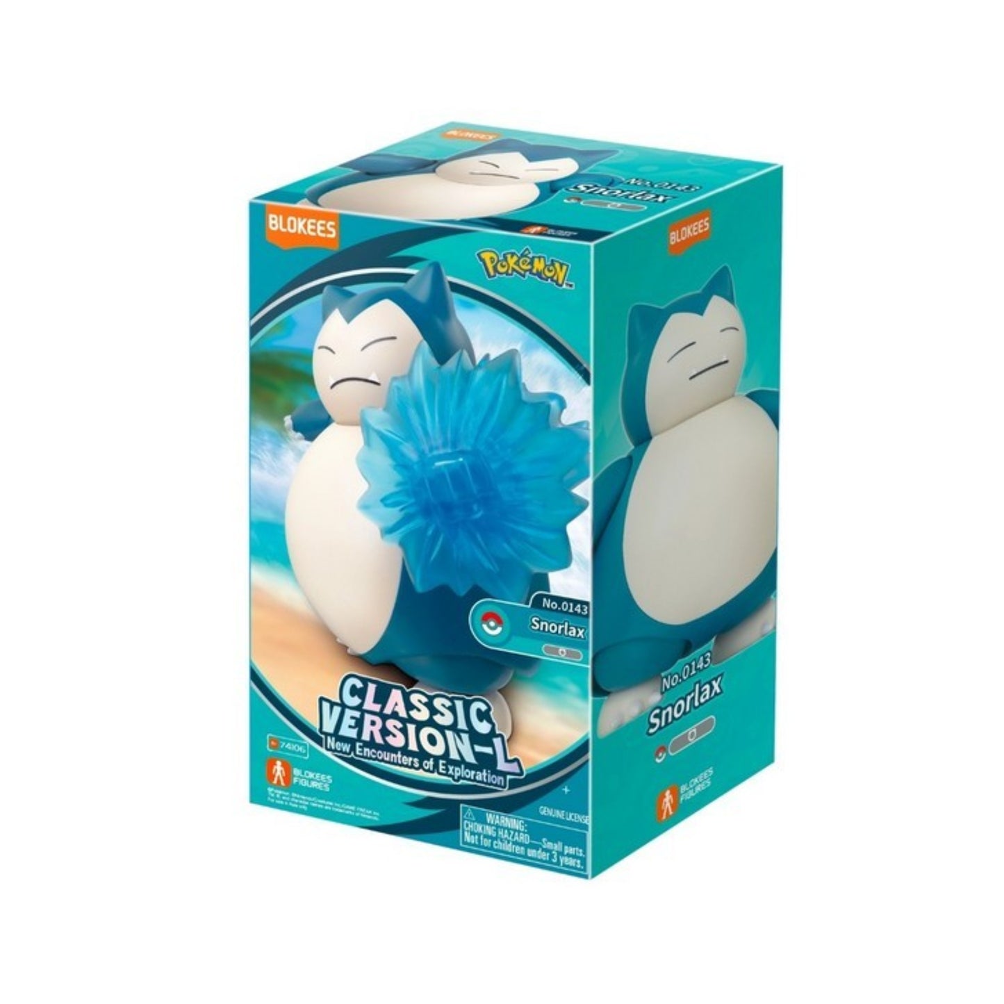 Blokees Pokemon Classic Version- L Snorlax