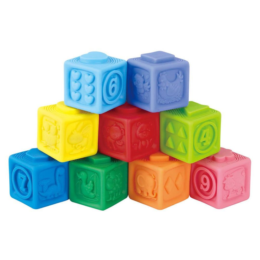 Tmimi Infant Discovery Blocks in a Storage Bag