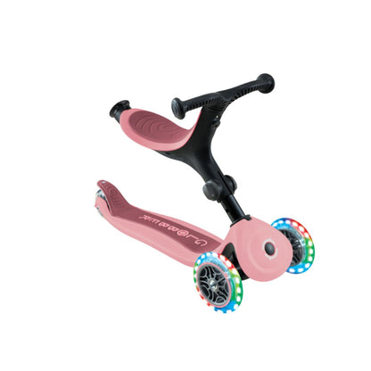Globber Go Up Active Lights 360  3-in-1 Pink Scooter