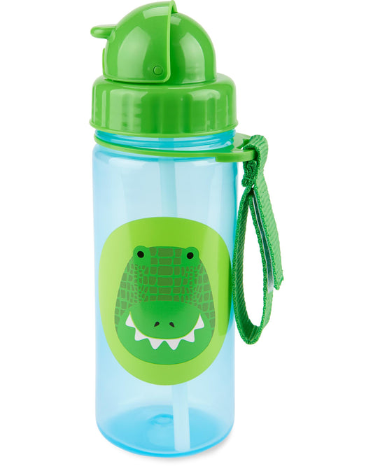 Straw Bottle - Crocodile