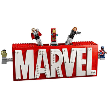 LEGO Marvel Logo & Minifigures