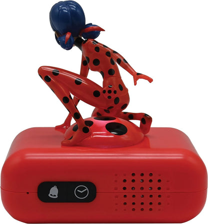 3D Digital Alarm Clock Ladybug