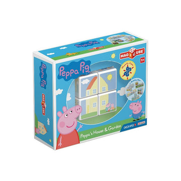 Geomag Peppa Pig Magicube Peppa House & Garden