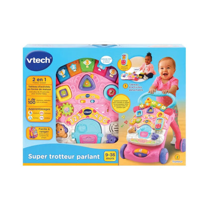 Vtech Super Talking Walker 2-in-1 (Pink)