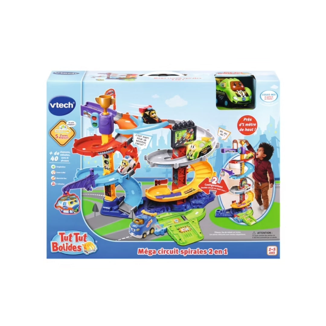 Vtech Tut Tut Bolides 2-in-1 Mega Spiral Circuit