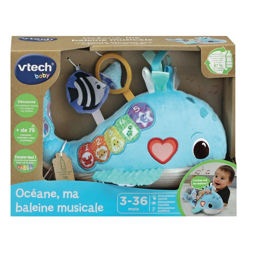 Vtech Baby Océane Ma Baleine Musical Plush