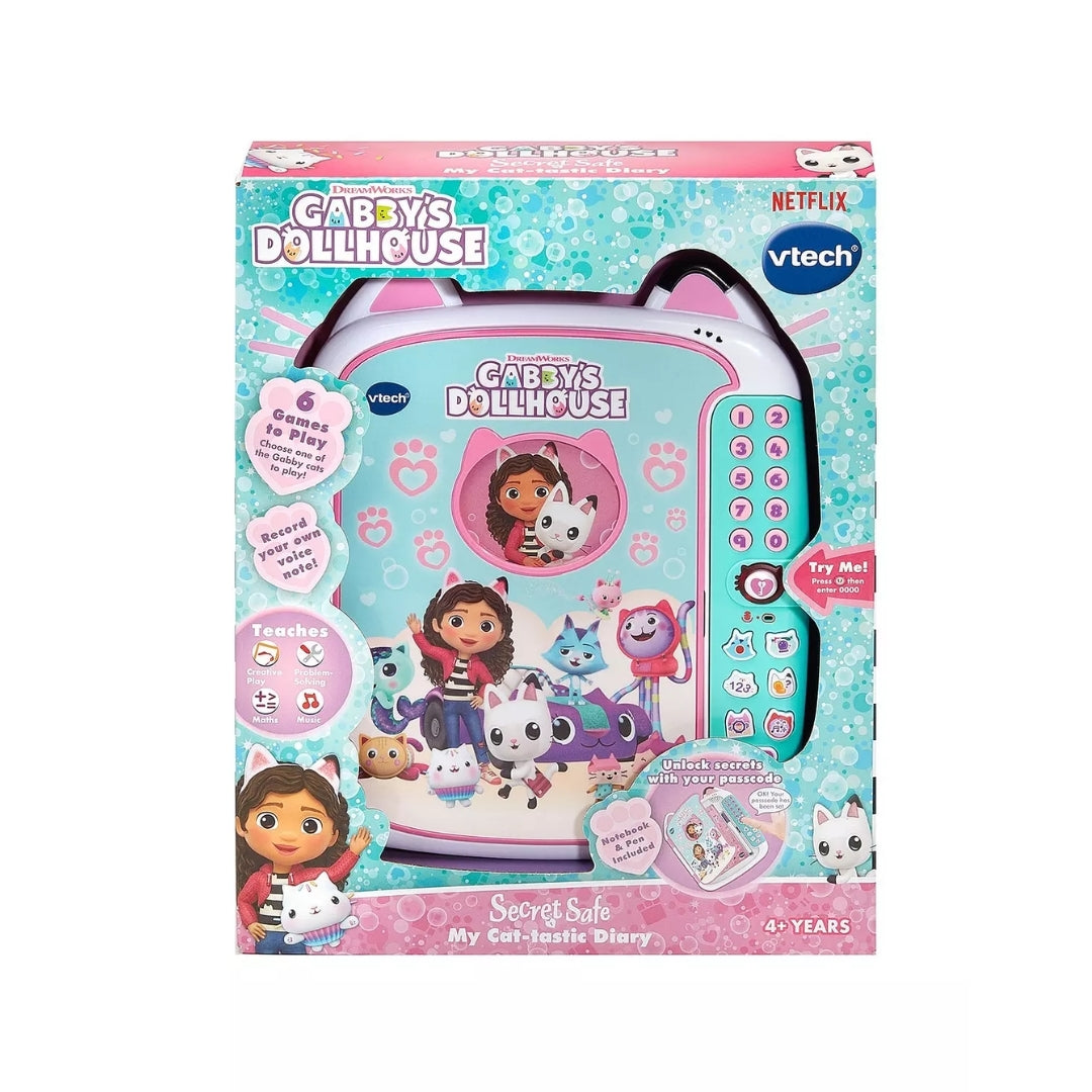 Vtech Gabby's Dollhouse Secret Safe My Cat-tastic Diary