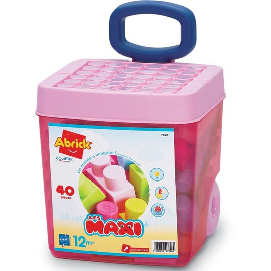 Rolly Pink Bricks 40 Pieces