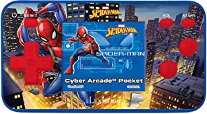 Lexibook Cyber Arcade Handheld Console Spiderman Screen