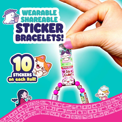 Sticki Rolls Wearable & Shareable Sticker Bracelet & Activity Set