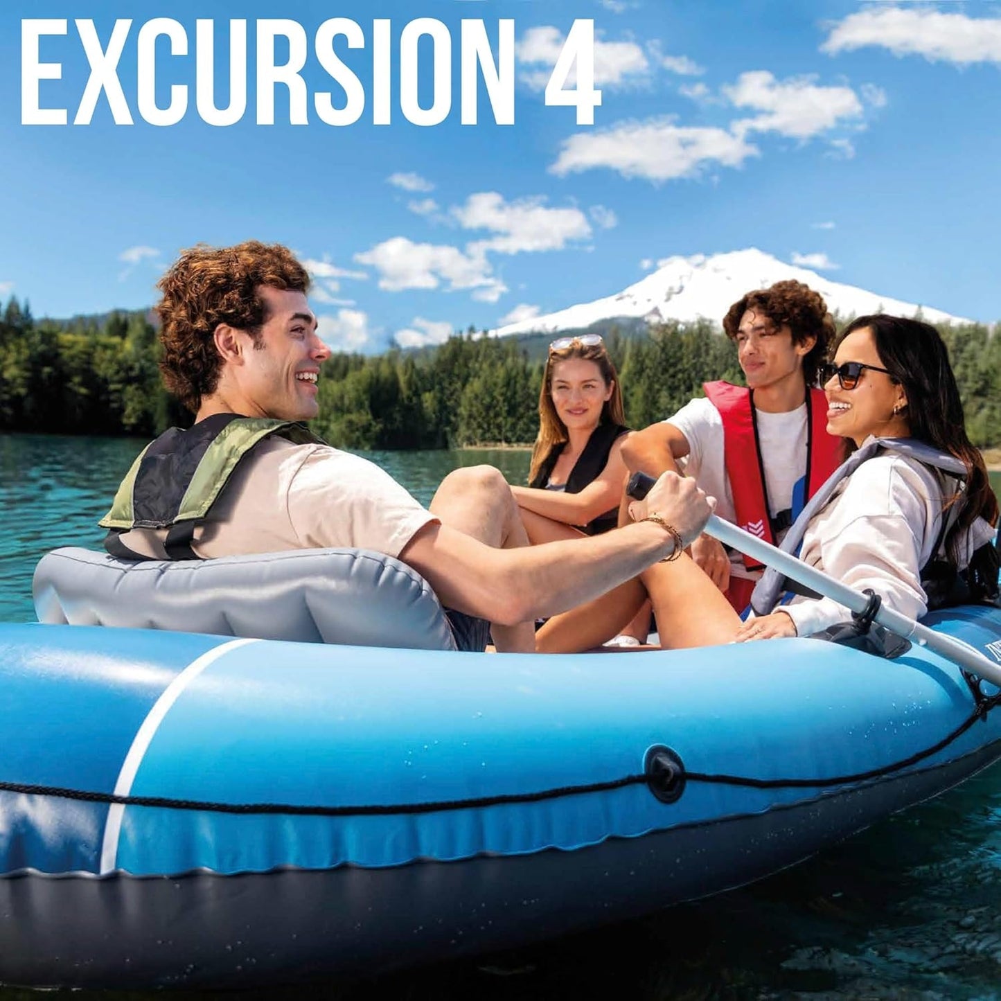 Intex Excursion Inflatable Boat Set