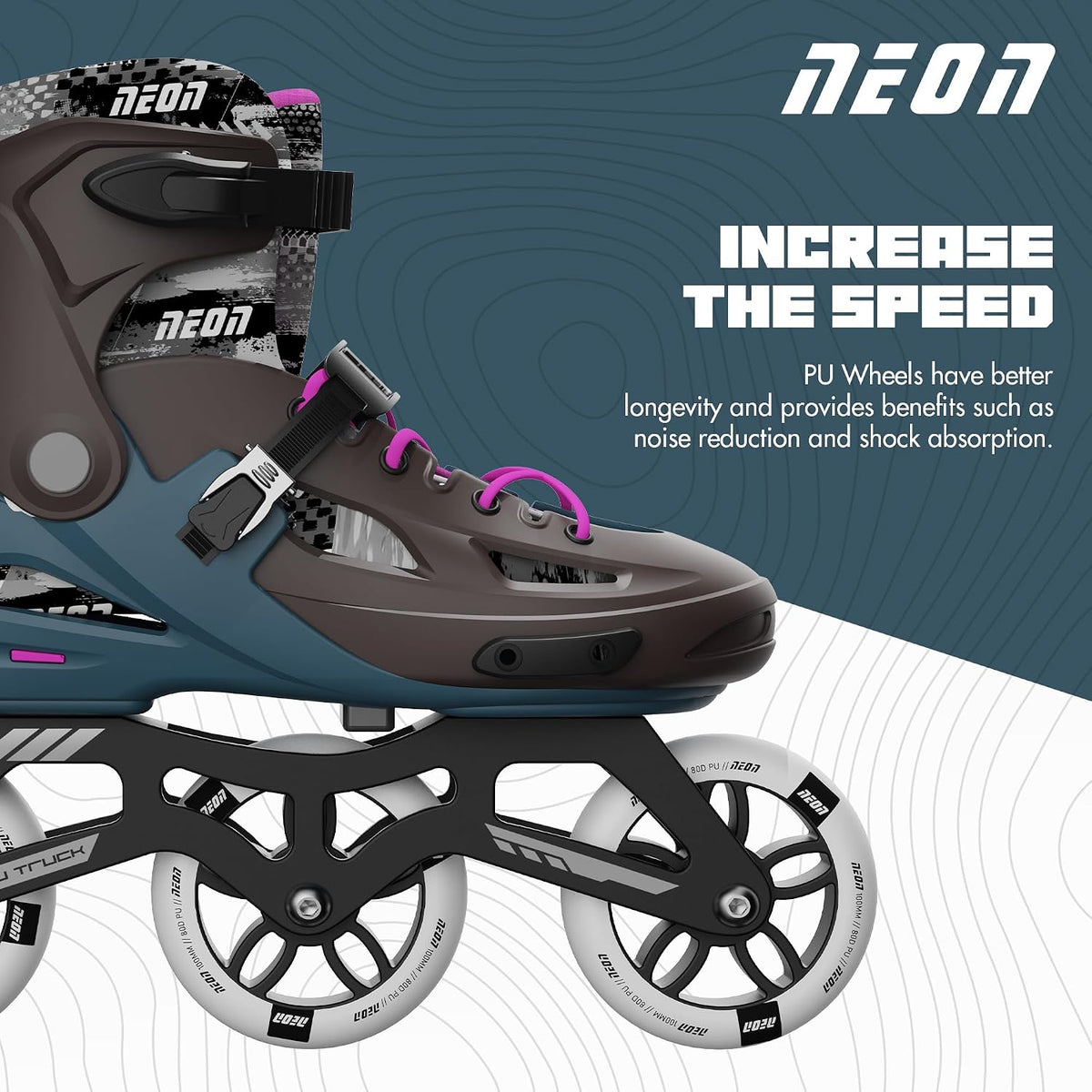 Yvolution Neon Pro Inline Skates in Bronze Pink (35–38)