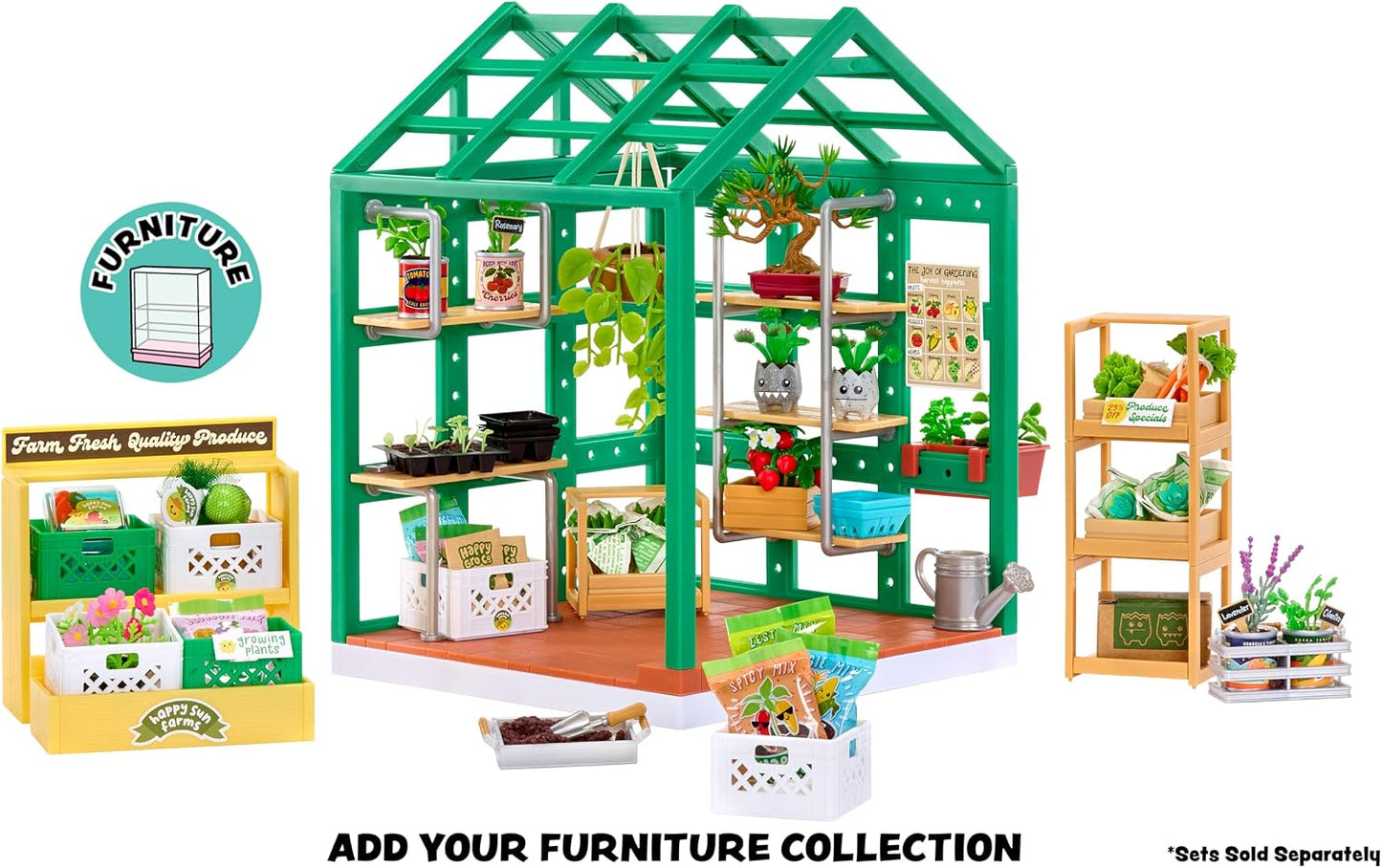 MGA Miniverse Greenhouse Building Set