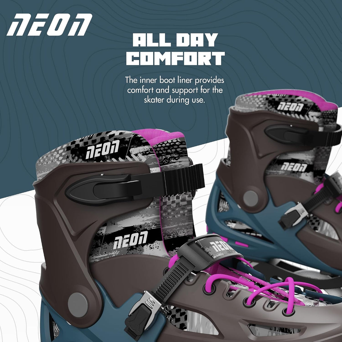Yvolution Neon Pro Inline Skates in Bronze Pink (35–38)
