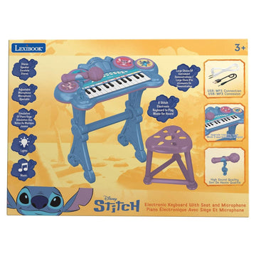 Lexibook Stitch Piano Seat and Microphone