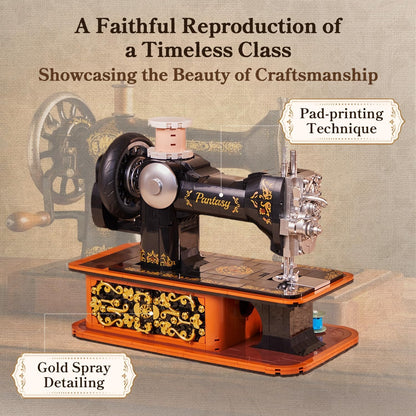 Pantasy Vintage Hand Crank Sewing Machine