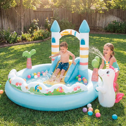 Intex Unicorn Castle Inflatable Play Center