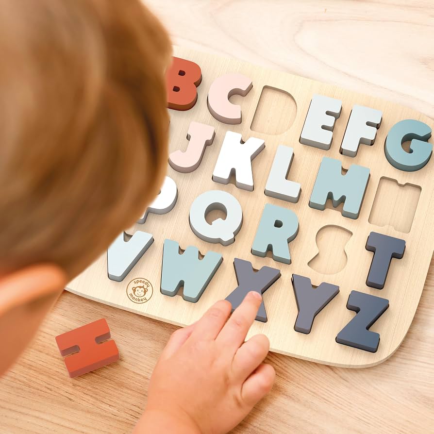 Speedy Monkey Wooden Alphabet