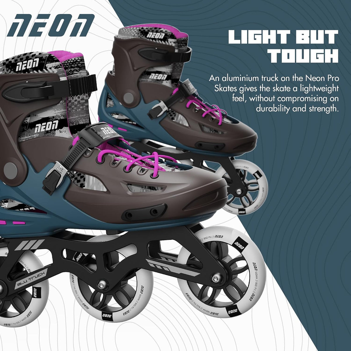 Yvolution Neon Pro Inline Skates in Bronze Pink (35–38)