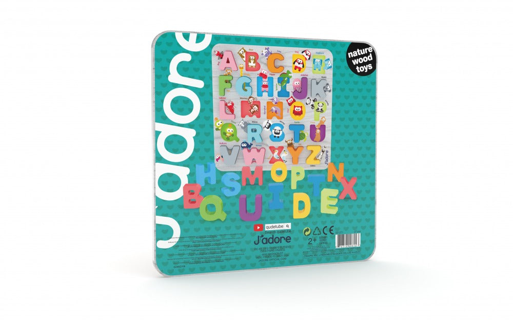 J’adore Wooden Alphabet Puzzle