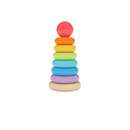 J'Adore Rainbow Ring Wooden Toy