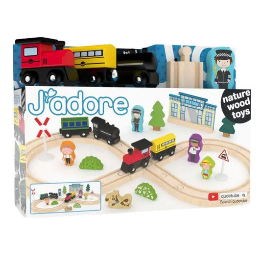 J'adore Police Railway Circuit Set