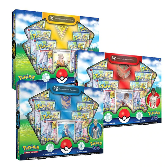 Pokémon Go Special Collection Team Boxes