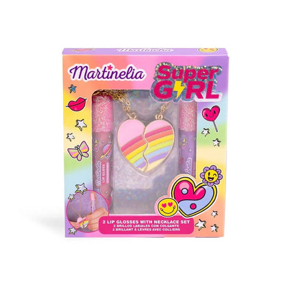 Martinelia 2 Lip Glosses With Necklace Set