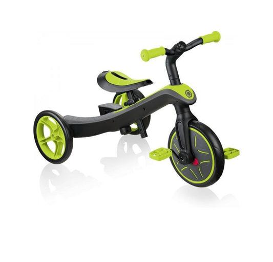 Globber 2 In 1 Explorer Trike And Balance Bike - Lime Green