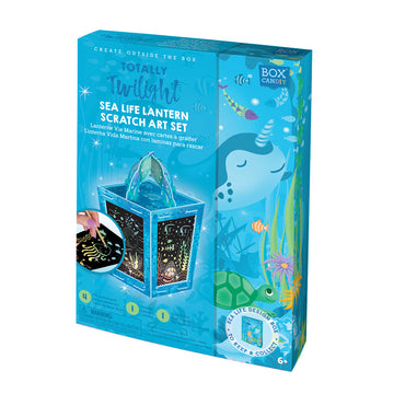 Box CanDIY Totally Twilight Sea Life Lantern Scratch Art