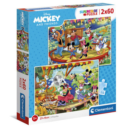 Mickey Mouse - 2 Puzzles X 60 Pieces Mickey And Friends