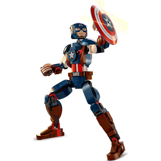 Captain America Construction Figure