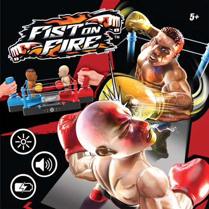 Fist on fire battle
