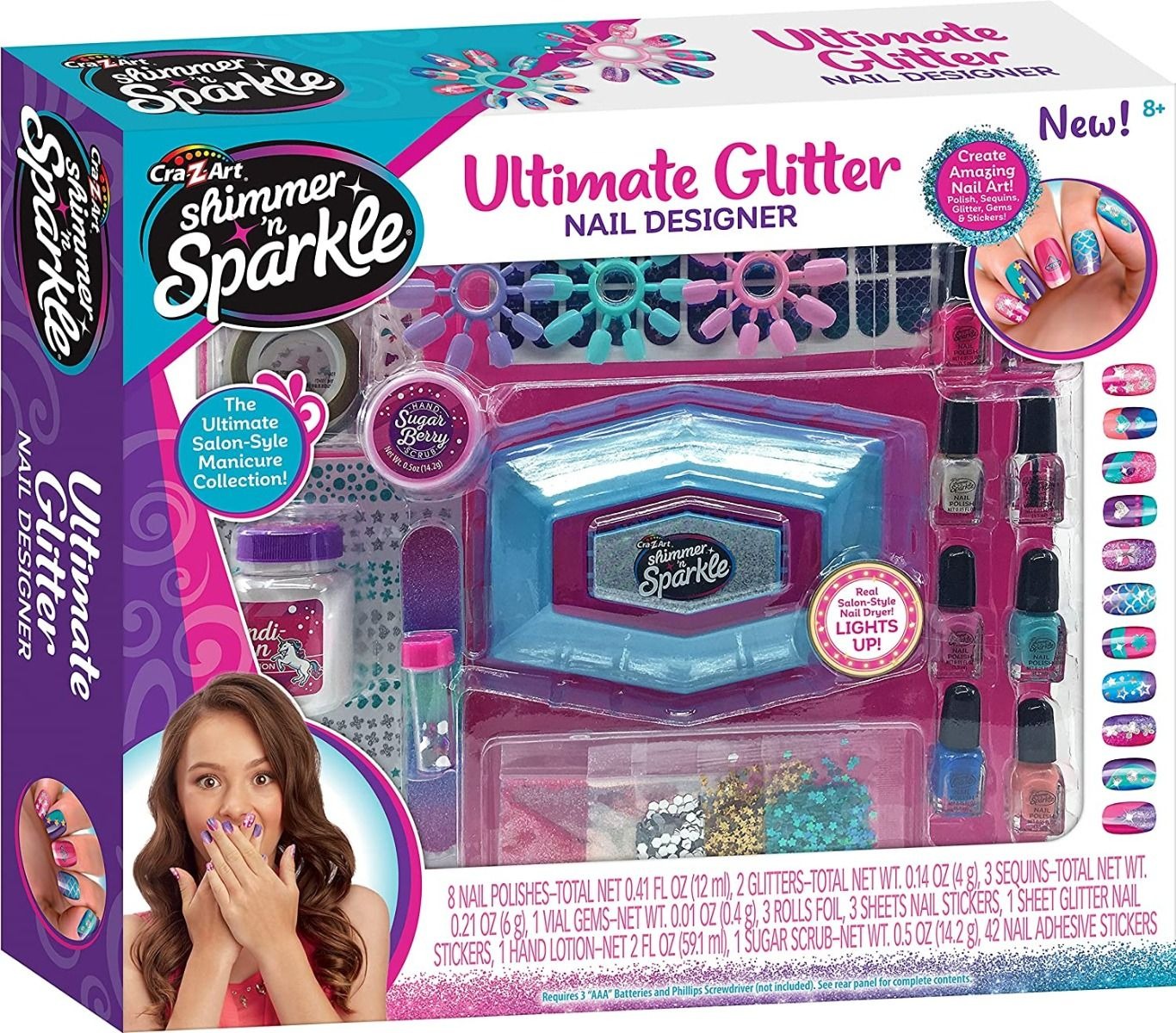 Shimmer 'N Sparkle Ultimate Glitter Nail kit