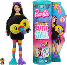 Barbie Cutie Reveal Jungle Series Toucan Doll