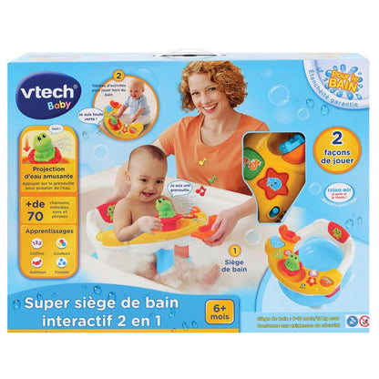 VTech Super 2-in-1 Interactive Bath Seat French