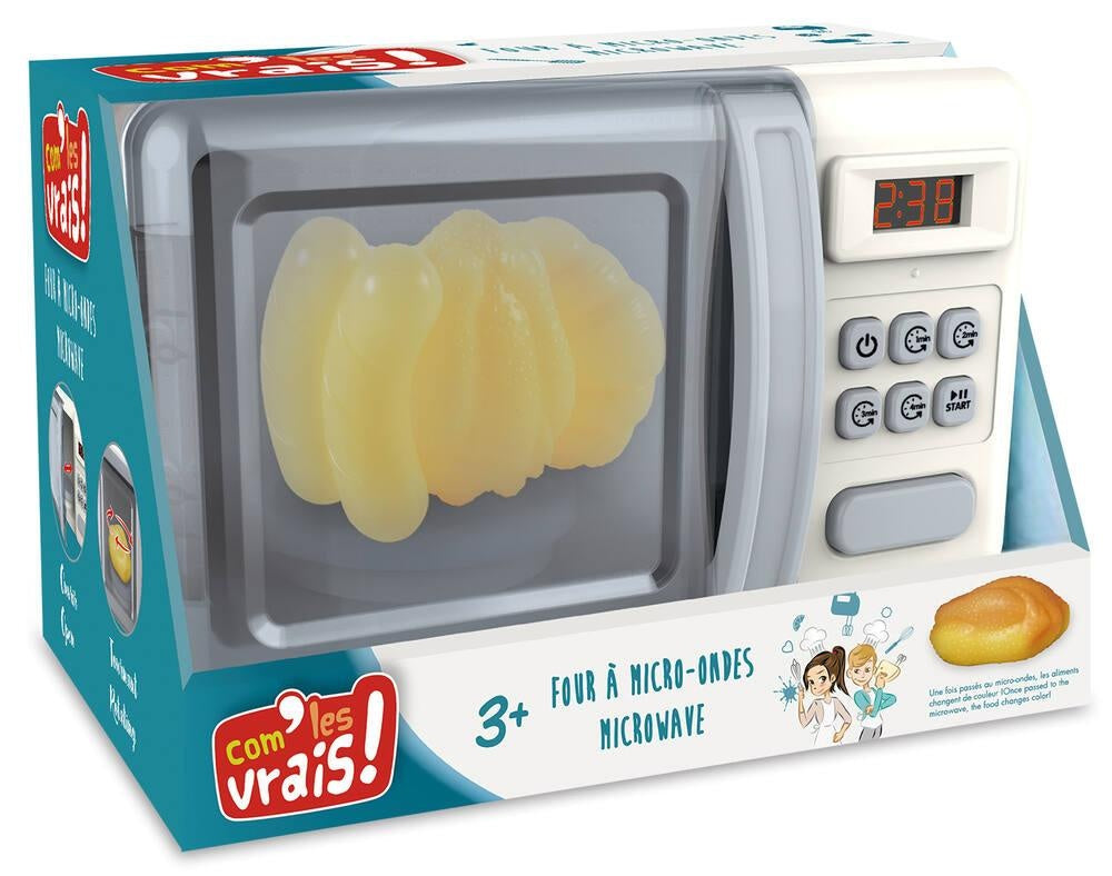 Com' Les Vrais Kids Kitchen Microwave Oven Play Set