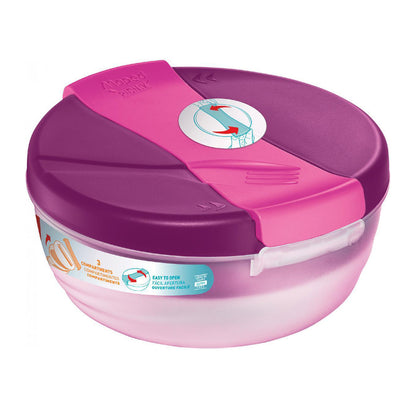 Maped Purple Round Lunch Box