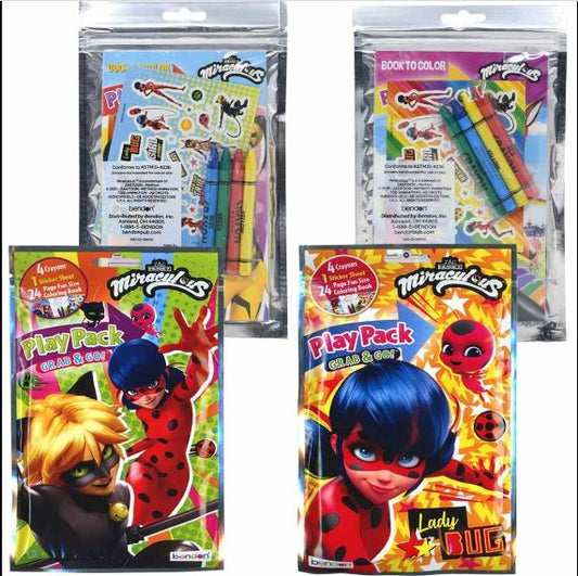 Miraculous Ladybug Grab N Go Play Pack Bulk
