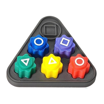 Zag XO Triangle Fidget Gonggi Game