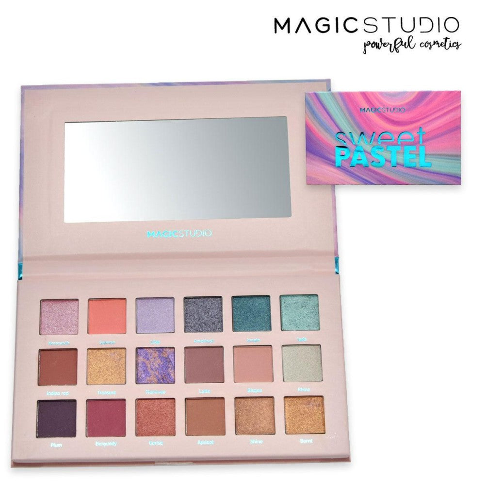 Magic Studio 18 Eyeshadow Palette Sweet Pastels