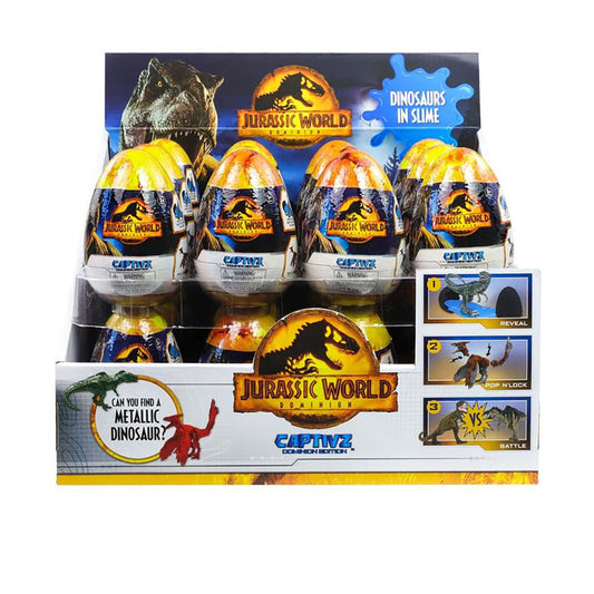 Jurassic Captivz Clash Edition Slime Egg 24Pcs Pdq