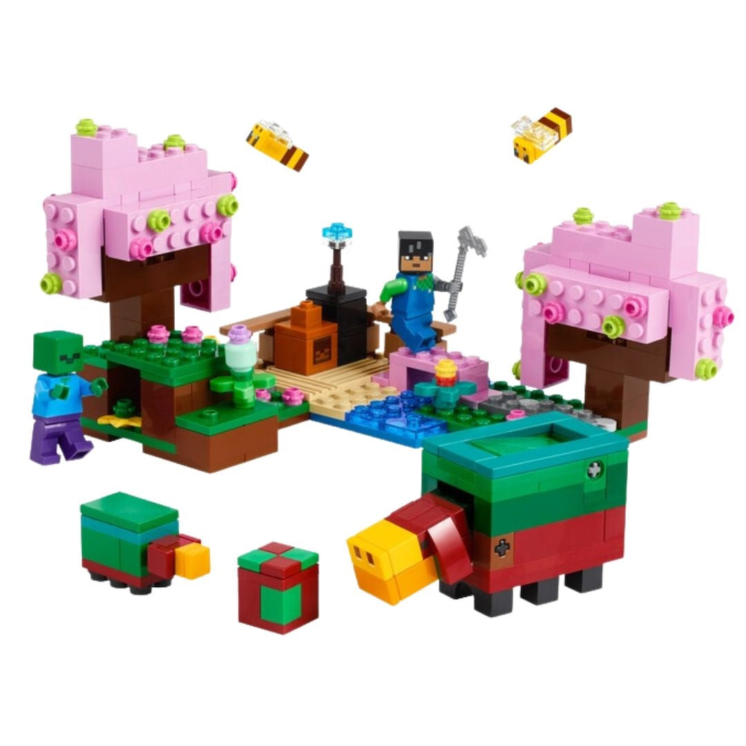 Lego Minecraft Cherry Blossom Garden